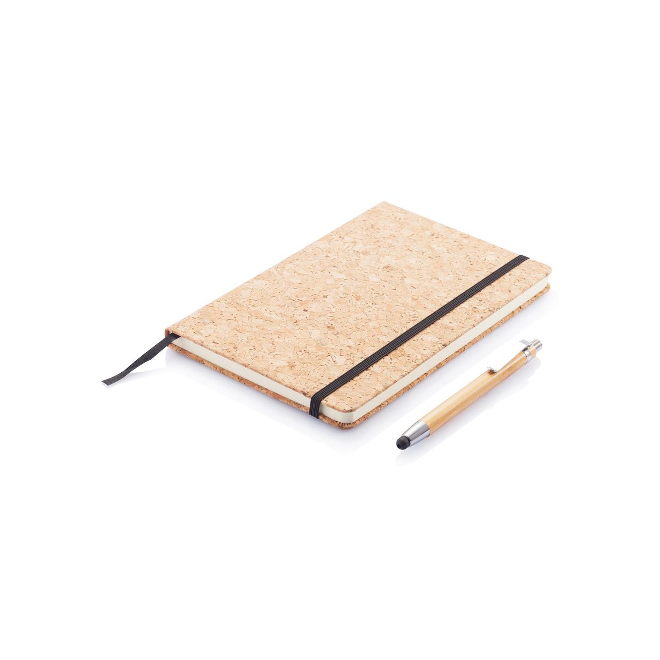 A5 kurken notitieboek incl. touchscreen pen