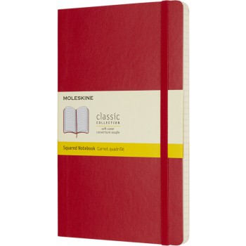 Classic L softcover notitieboek - ruitjes