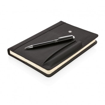 Hervulbaar notitieboek en pen set
