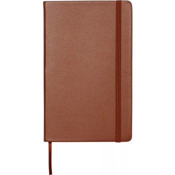 Classic L leren notitieboek - gelinieerd